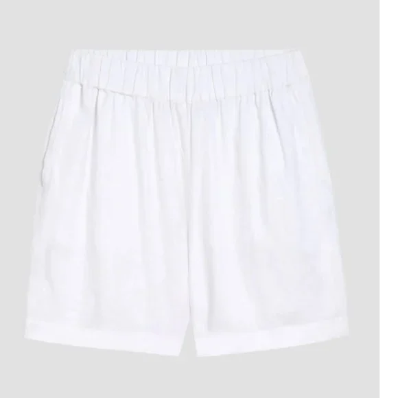 NWT Universal Standard Linen Easy Pull on Shorts Size 14 Resort wear Vacation - Picture 2 of 3